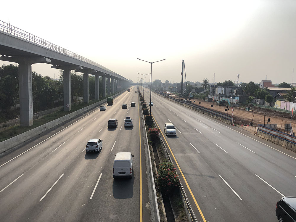Lebih Lancar, Rekayasa Lalu Lintas Simpang Susun Kembangan Jadi Permanen