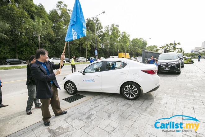 How Efficient Can A Mazda 2 Skyactiv G Be In The Real World It S Our Test Car Was A Mazda 2 Sedan 1 5 Litre Running On Dunlop Enasave Ec300 Tyres I Took The First Leg With Gerard Representing Sister Publication