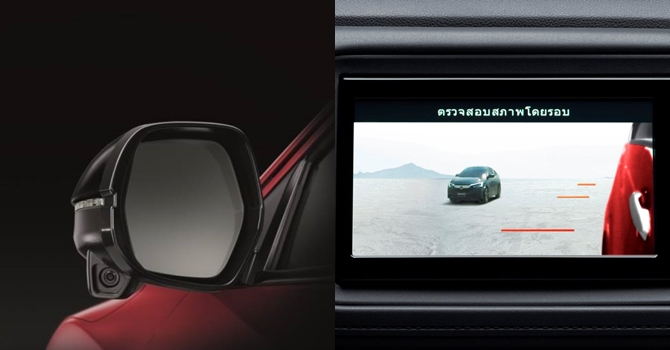 New Honda Hr V Facelift Launched In Thailand Adds Lanewatch And Lanewatch Was Previously Only Available On The Cr V And Accord It Works Penger Side Uses A Camera Located Under Left Wing