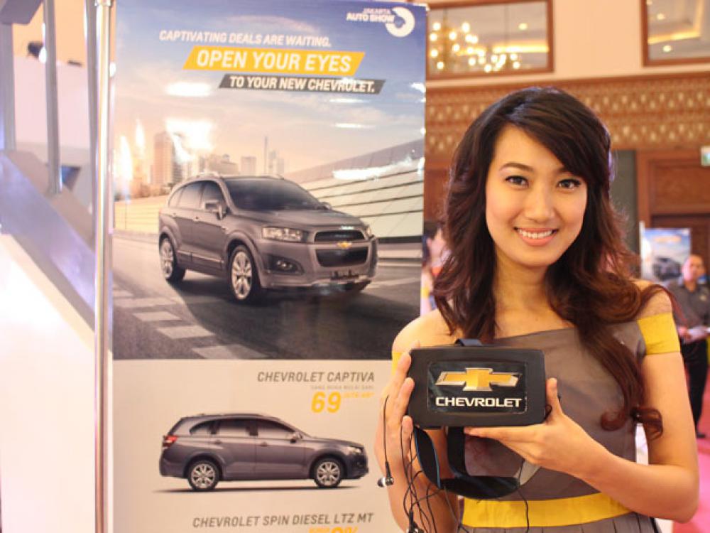 Kacamata Unik dari Chevrolet di Jakarta Auto Show 2015 