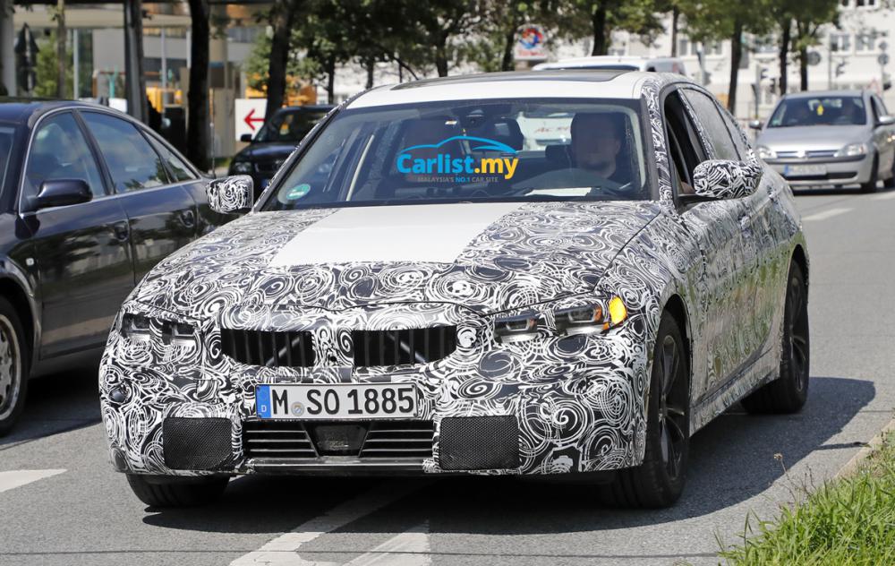 Spyshot All New 2018 Bmw 3 Series G20 Shows Off Production Lights