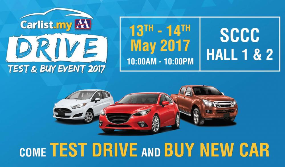 Test Drive More Vehicles From 15 Brands At The Carlist.my 