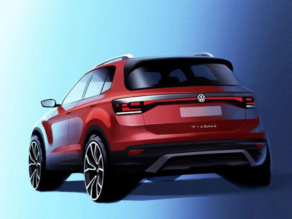 VW T-Cross akan Menjadi SUV Termungil dari Volkswagen 