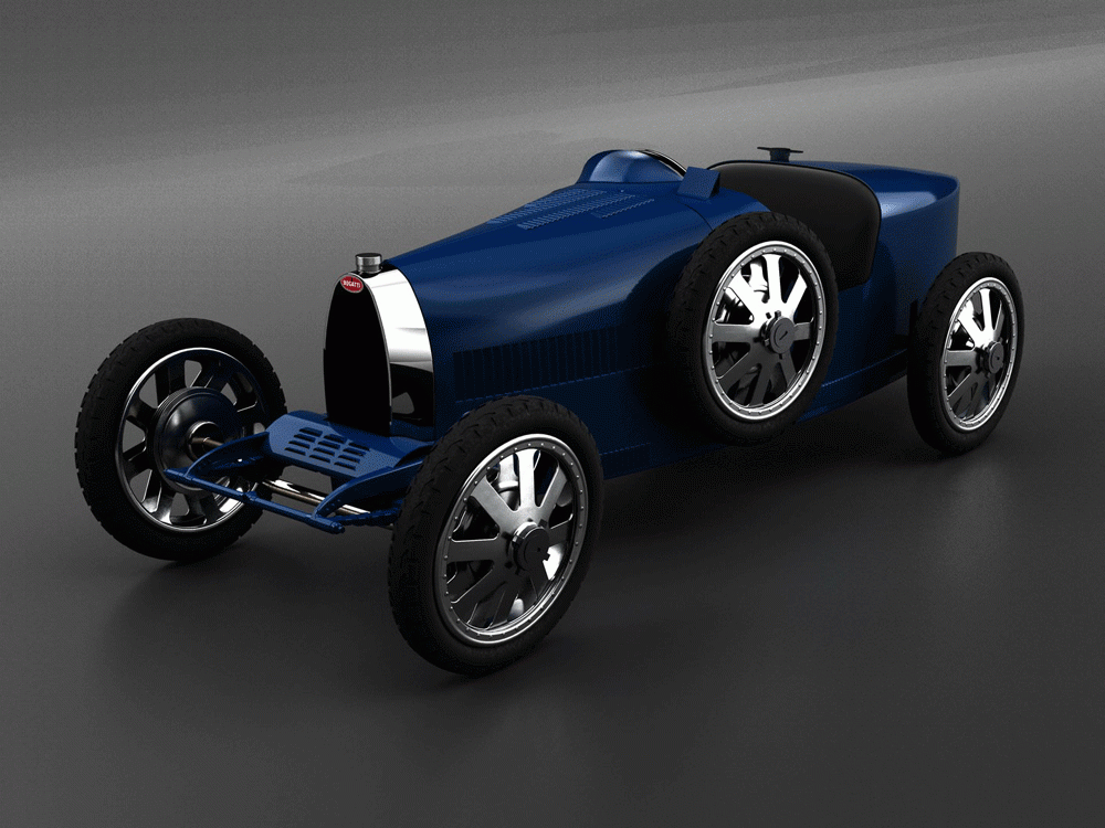  Bugatti  Buat Mobil  Listrik Mungil Seharga 1 Pajero Sport 