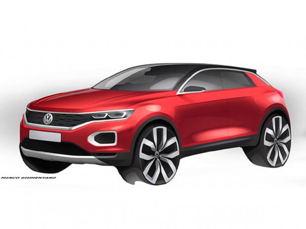 อีกหนึ่งทีเซอร์ 2018 Volkswagen T-Roc สัดส่วนเน้นความเซ็กซี่