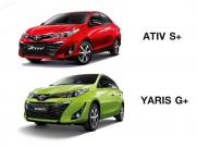 TOYOTA เปิดตัว Yaris รุ่นท๊อปใหม่ Yaris G+ และ Yaris ATIV S+ จ่ายเพิ่ม 2 - 3 หมื่นบาท