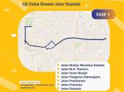Pemerintah DKI Jakarta Ujicoba Jalur Sepeda