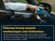 Buang Sampah Sembarangan dari Kendaraan, Dendanya Ratusan Ribu Rupiah